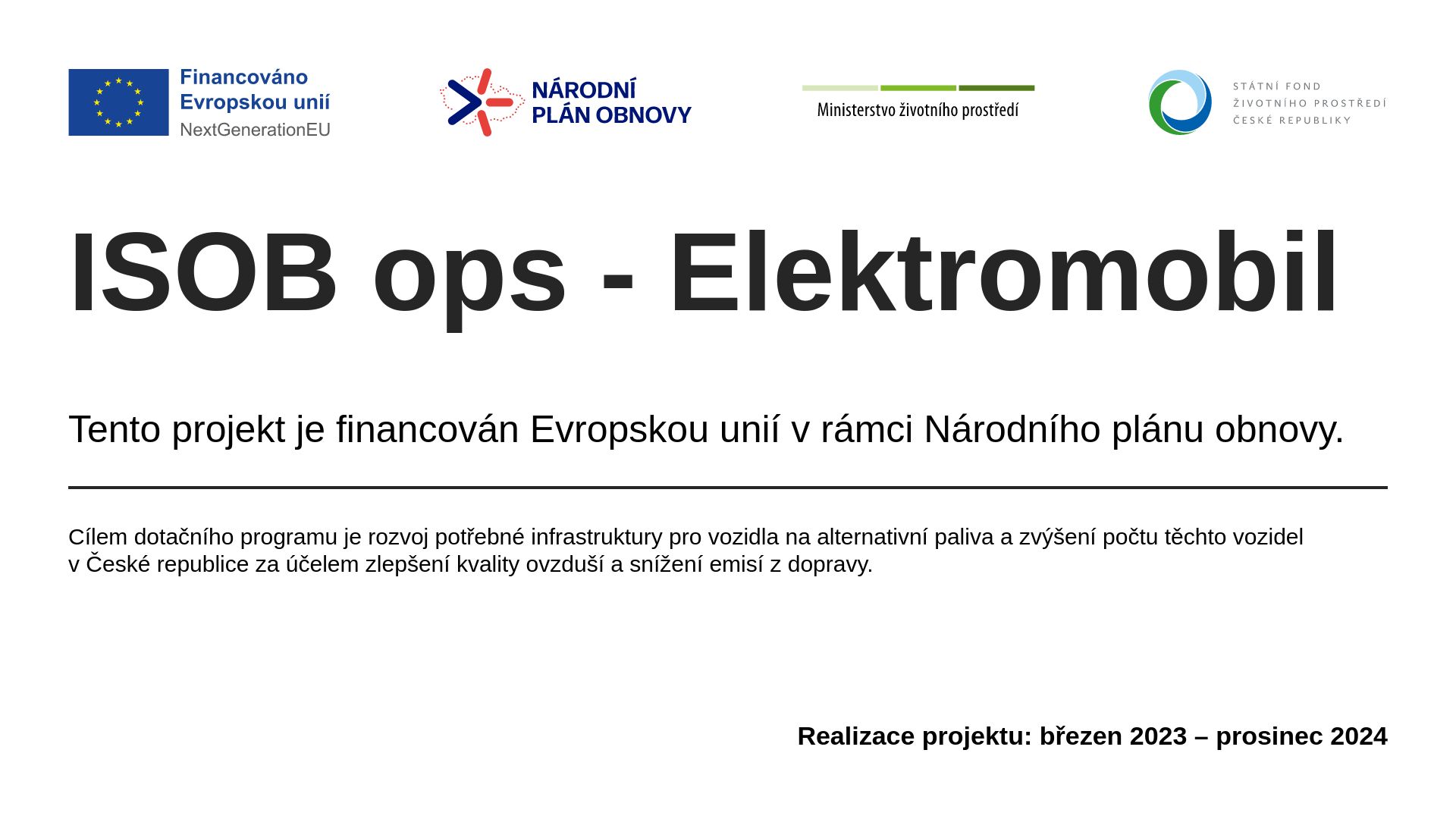 ISOB ops - Elektromobil